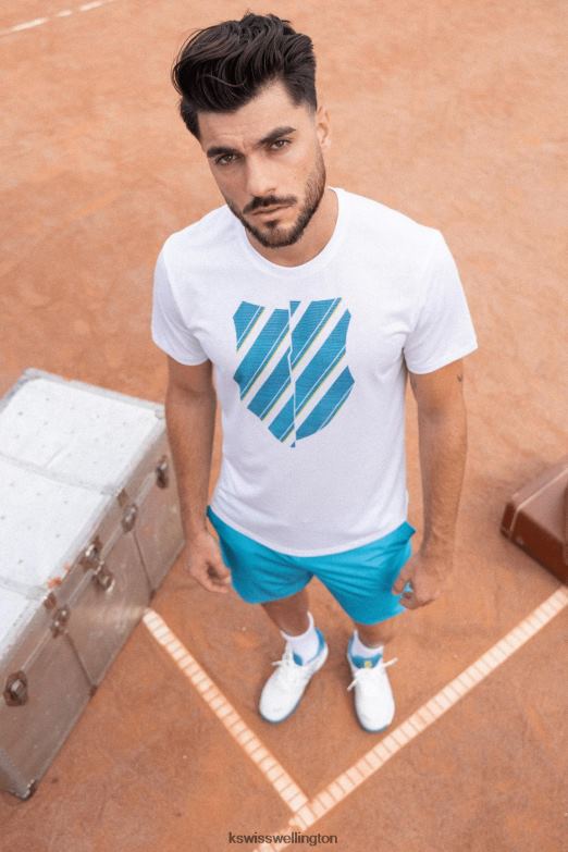 Men White ELECTRIC LOGO S/S 2ZX80470 K-Swiss Lifestyle