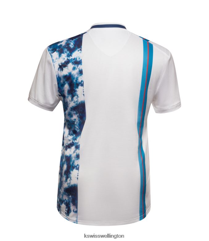 Men White IMPACT HENLEY S/S 2ZX80473 K-Swiss Lifestyle