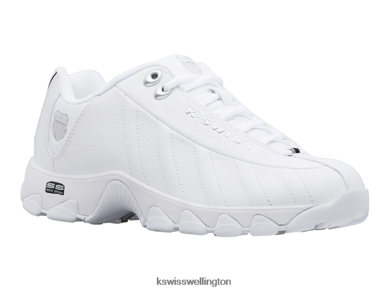 Men White/Black/Silver ST329 CMF 2ZX80192 K-Swiss Shoes