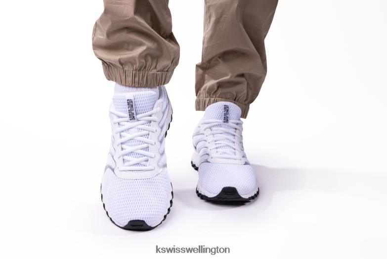 Men White/Black/Silver TUBES 200 2ZX80162 K-Swiss Shoes