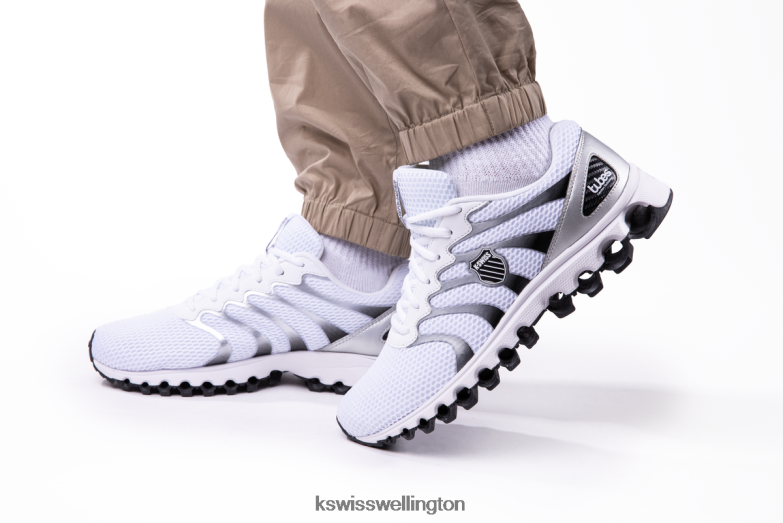 Men White/Black/Silver TUBES 200 2ZX80162 K-Swiss Shoes