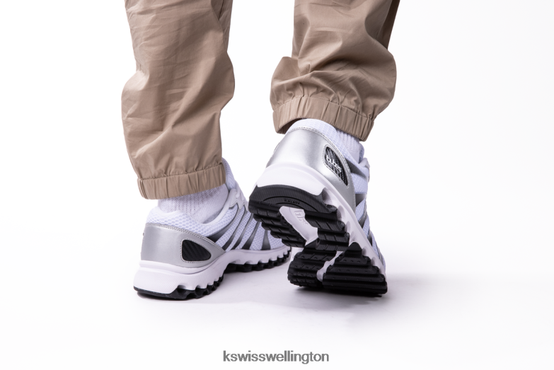 Men White/Black/Silver TUBES 200 2ZX80162 K-Swiss Shoes