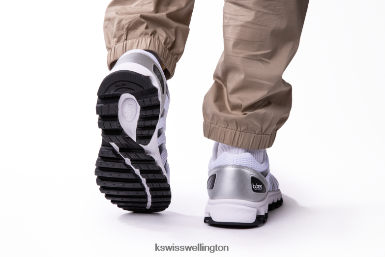 Men White/Black/Silver TUBES 200 2ZX80162 K-Swiss Shoes