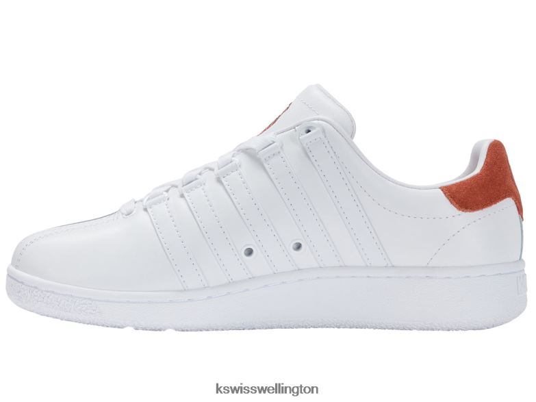 Men White/Burnt Ochre CLASSIC VN 2ZX8069 K-Swiss Shoes