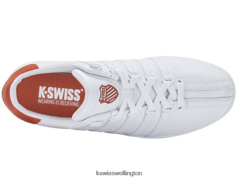 Men White/Burnt Ochre CLASSIC VN 2ZX8069 K-Swiss Shoes