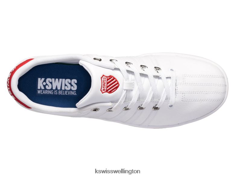 Men White/Red/Gum COURT PRO II 2ZX8058 K-Swiss Shoes