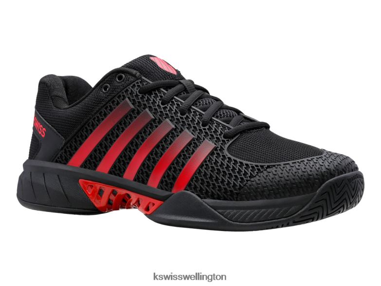 Men Black/Lollipop EXPRESS LIGHT PICKLEBALL 2ZX8017 K-Swiss Shoes
