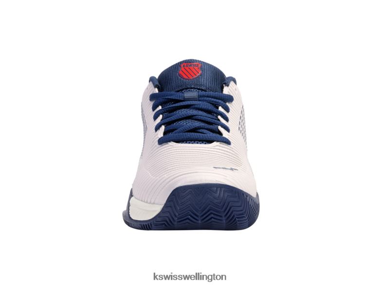 Men Blanc De Blanc/Blue Opal/Lollipop HYPERCOURT EXPRESS 2 HB 2ZX8011 K-Swiss Shoes
