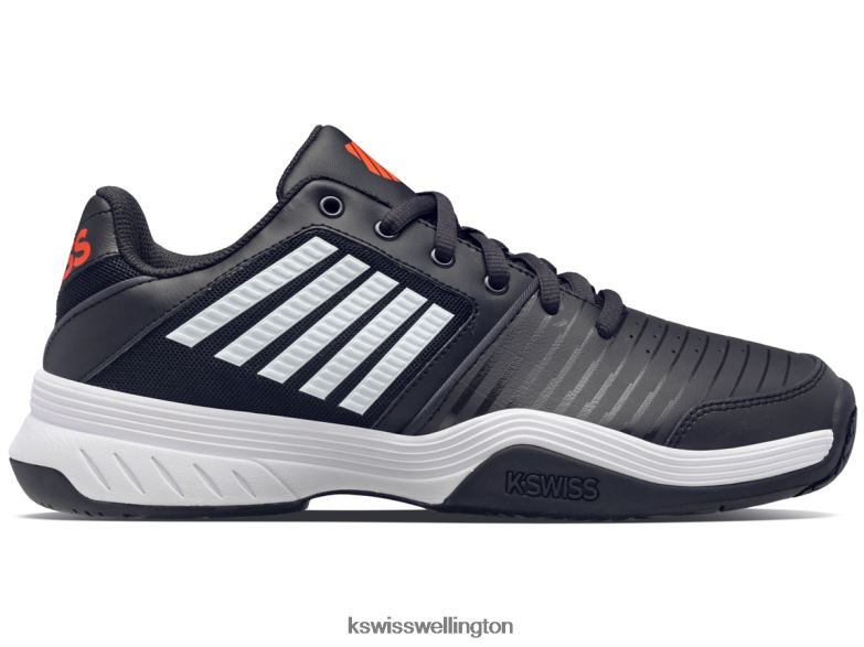 Jet Black/White/Spicy Orange