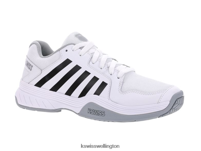 Men White/Highrise/Black COURT EXPRESS PICKLEBALL 2ZX8015 K-Swiss Shoes
