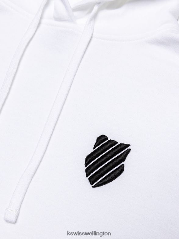 Women White HERITAGE HOODIE 2ZX80560 K-Swiss Lifestyle