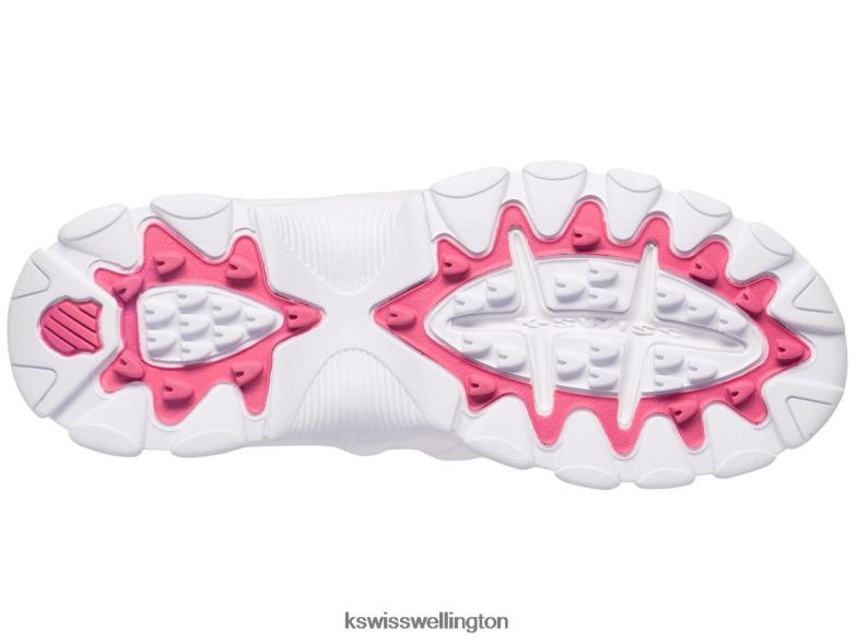Women White/Shocking Pink ST329 CMF 2ZX80325 K-Swiss Shoes