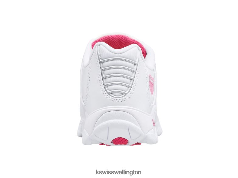 Women White/Shocking Pink ST329 CMF 2ZX80370 K-Swiss Shoes