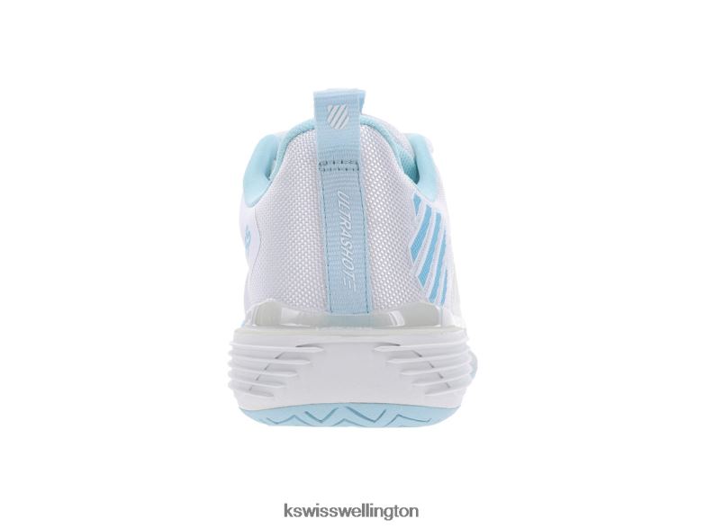 Women White/Blue Glow ULTRASHOT 3 2ZX80231 K-Swiss Shoes