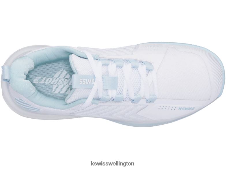 Women White/Blue Glow ULTRASHOT 3 2ZX80231 K-Swiss Shoes